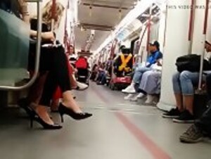 Filming All The Sexy Korean Feet On The Train